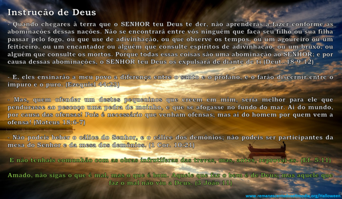 Instrução de Deus